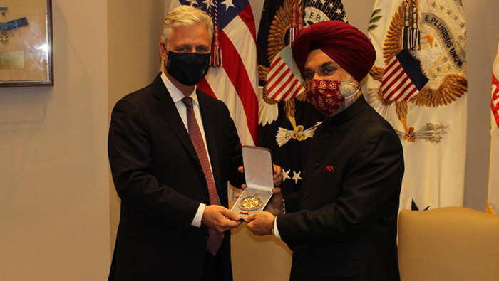 US Ambassador congratulates PM Modi for receving Legion of Merit