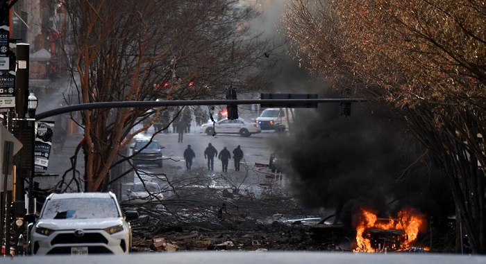 Vehicle explosion in US state an 'intentional act'