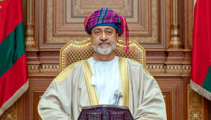 His Majesty greeted by Inspector General on Royal Oman Police Day