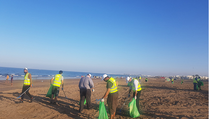 Cleanliness campaign organised at Seeb Beach area