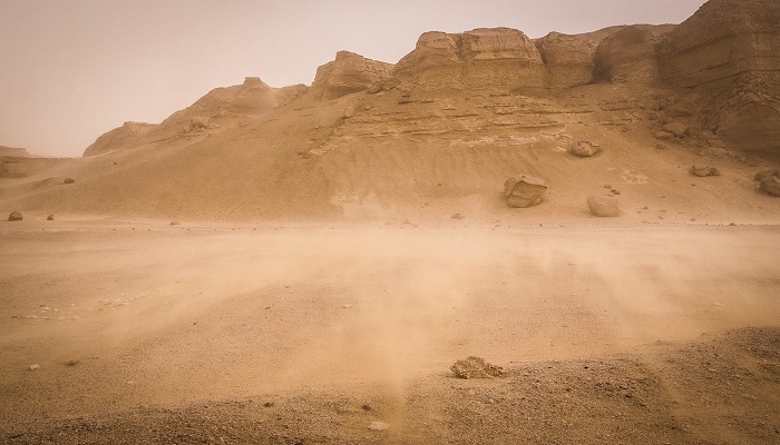 Dust storm over parts of Oman