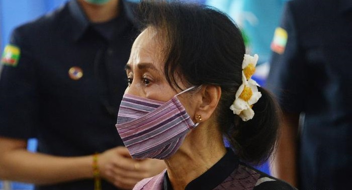 Myanmar police file charges against Aung San Suu Kyi