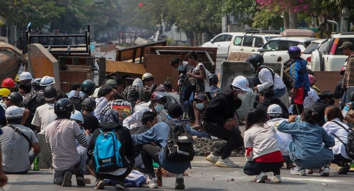 Demonstrators shot dead in anti-coup protests in Myanmar