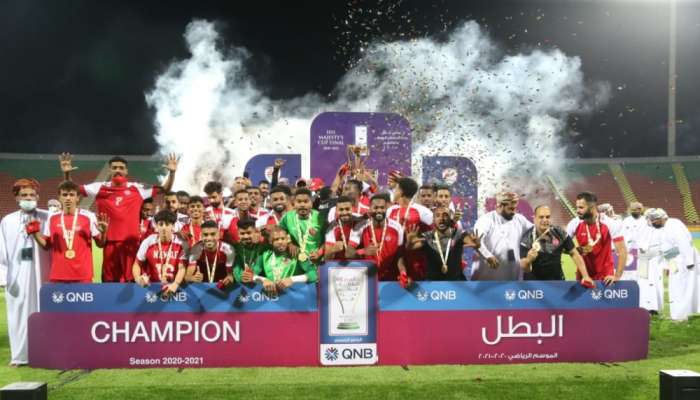 الزعيم الظفراوي يحرز بطولة كأس جلالة السلطان المعظم لكرة القدم