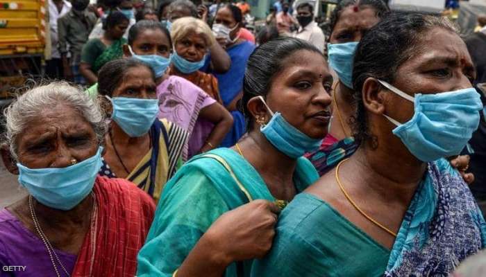 الهند تسجل 97 وفاة بفيروس كورونا