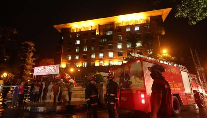 وفاة 3 من مرضى كورونا جراء حريق نشب بمستشفى في بنجلاديش
