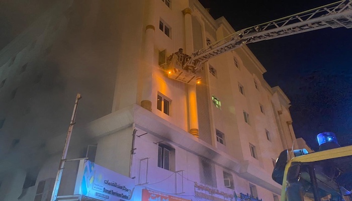 Fire in Muscat apartment, four rescued