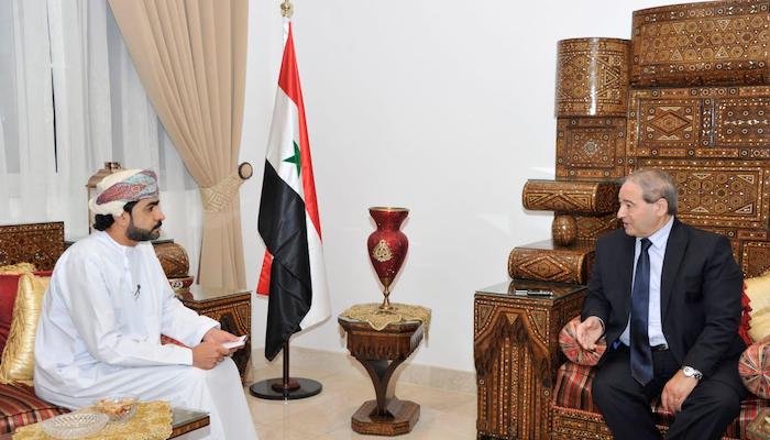 Syrian Minister backs Oman’s stance on crisis