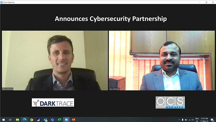 OCS Infotech and Darktrace announce cybersecurity partnership