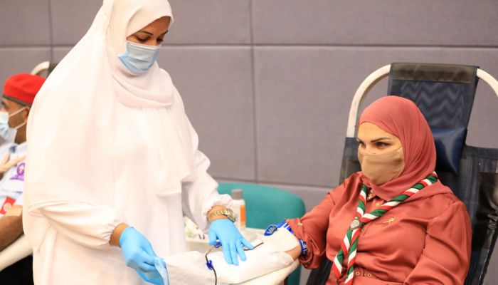 الكشافة والمرشدات تدشن الحملة الوطنية للتبرع بالدم بالتعاون مع وزارة الصحة