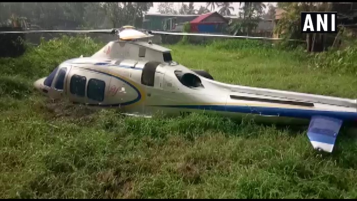 Breaking: Chopper carrying Lulu Group Chairman crash-lands in India