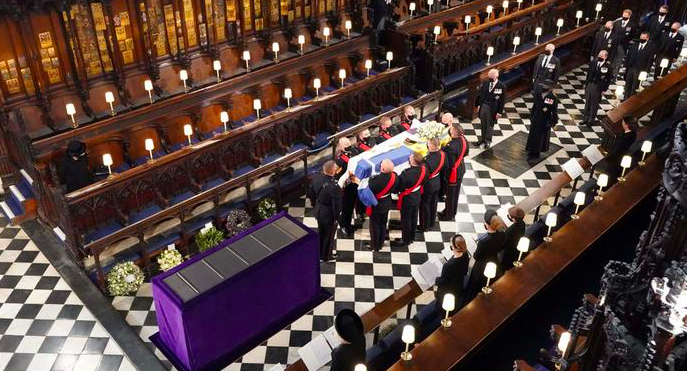 LIVE: Prince Philip laid to rest at Windsor Castle funeral