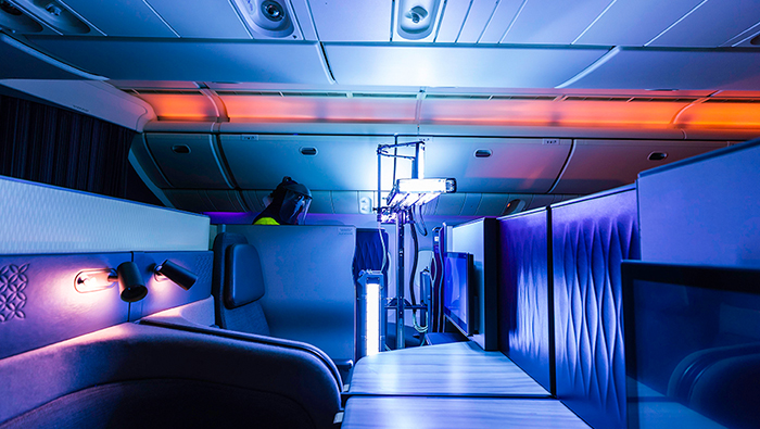 Qatar Airways introduces latest version of Honeywell’s ultraviolet cabin disinfection technology on board