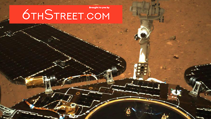 China's rover starts exploring Mars
