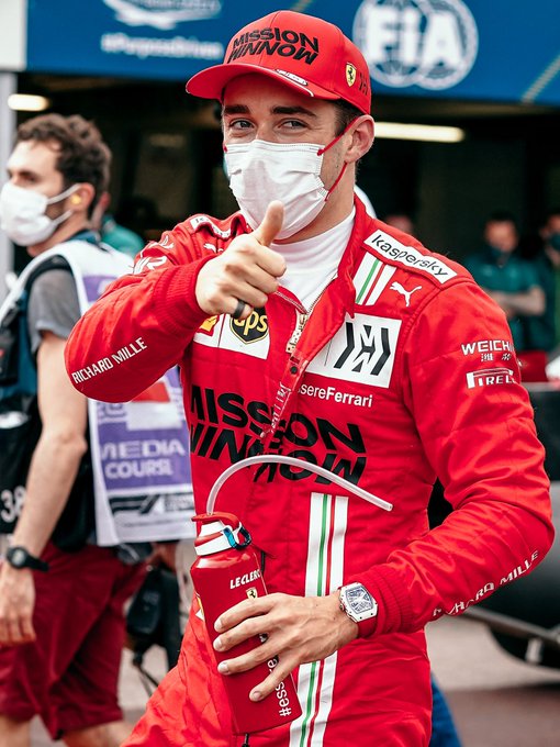 Monaco GP: Ferrari's Charles Leclerc takes pole despite crash in last-lap