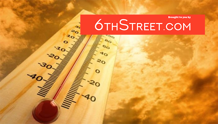Saham station records highest temperature
