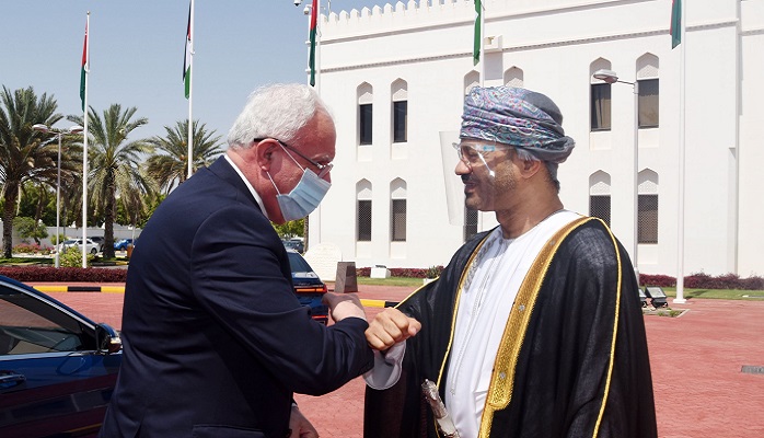 Oman, Palestine Foreign Ministers discuss bilateral relations
