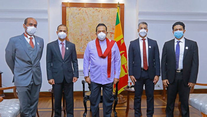 Prime Minister of Sri Lanka receives Madayn delegation