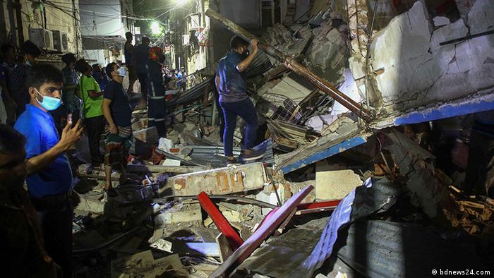 7 killed, 50 injured in building collapse after explosion in Bangladesh