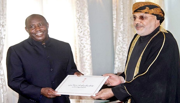 Burundi President receives credentials of Oman Ambassador