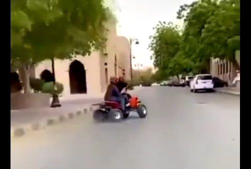 Motorist arrested for violating traffic laws in Oman