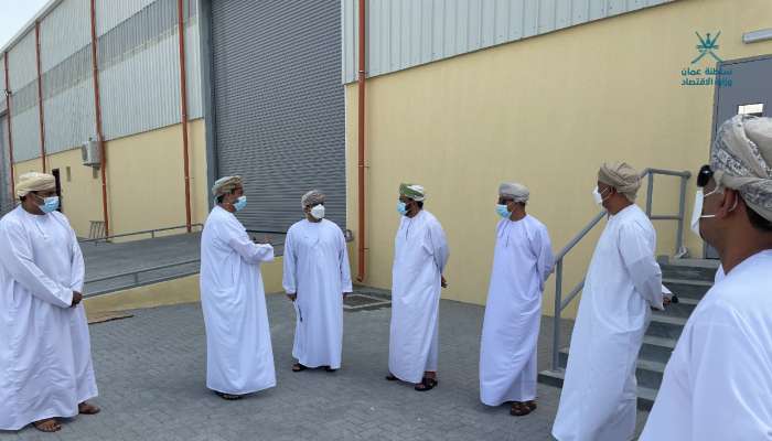 Oman's Minister of Economy visits developmental projects