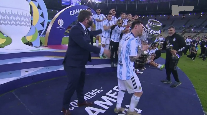 Argentina beat Brazil, lift Copa America title