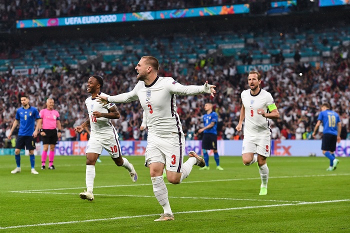 England's Luke Shaw Registers Fastest Goal In History Of Euro Finals ...