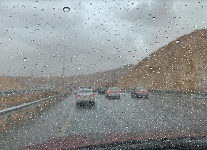 In Pictures: Heavy rain lash Muscat early morning