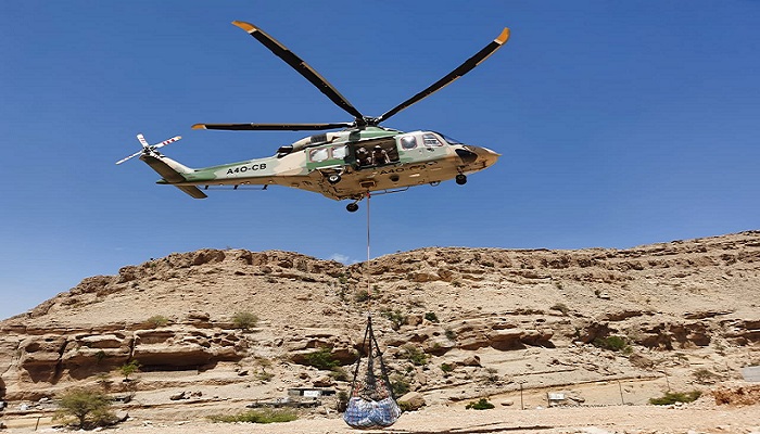 ROP transports supplies to Oman villages amid floods
