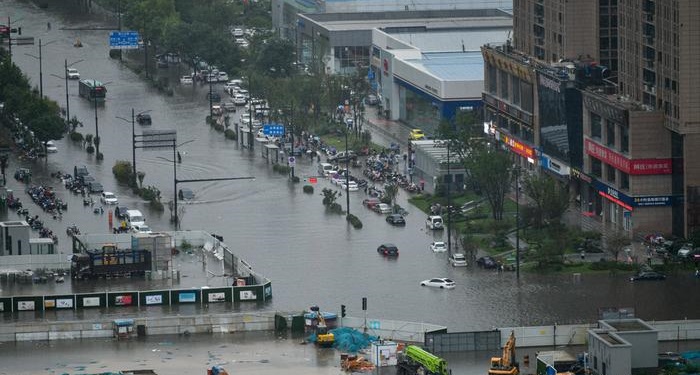 China's Henan province inundated by heavy rain, floods