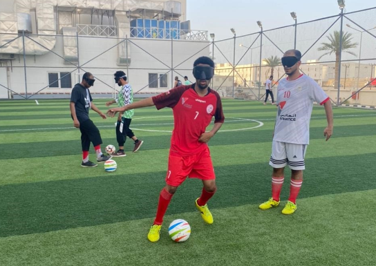 Oman blind football team return to training