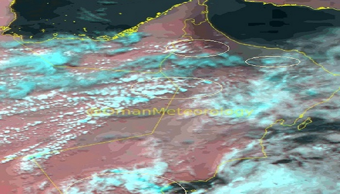 Scattered rain predicted in parts of Oman