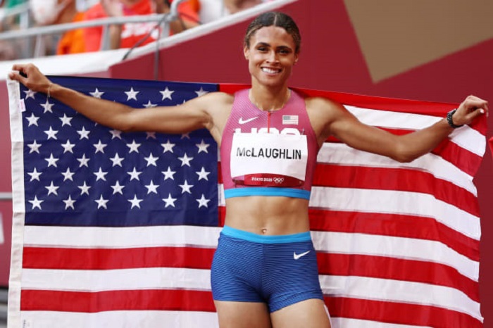U.S. runner McLaughlin wins women's 400m hurdles with new world record