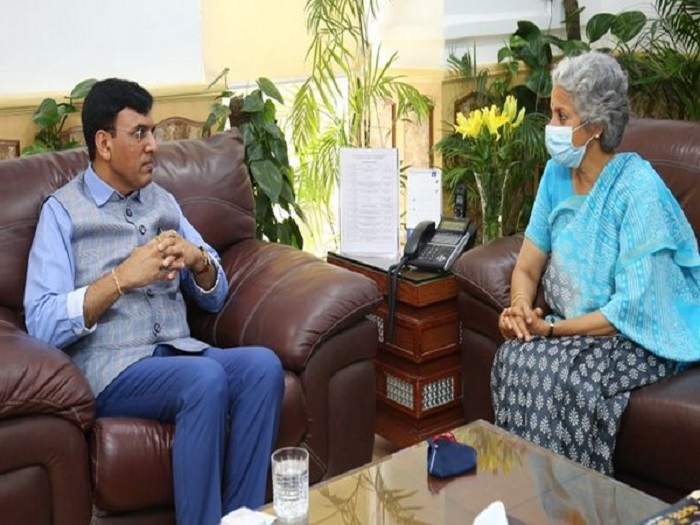 Union Minister Mansukh Mandaviya meets WHO Chief Scientist Dr Soumya Swaminathan, discusses WHO's approval of Covaxin