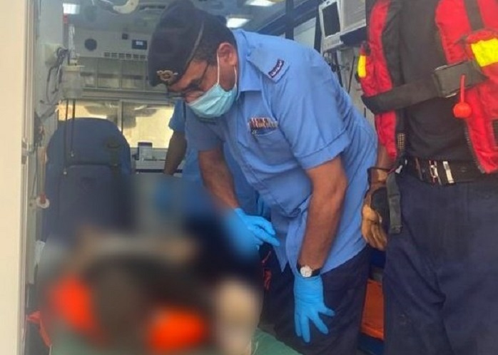 CDAA team rescues injured woman in Wadi Shab
