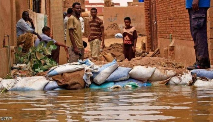 السودان.. أمطار وسيول جارفة تخلّف مئات البيوت المدمرة