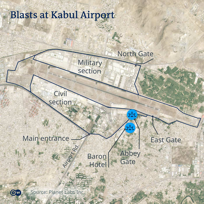 12 US troops killed, 15 injured in IS attack at Kabul airport: US general