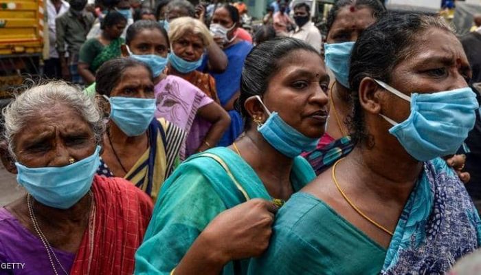 الهند تسجل أكثر من 45 ألف إصابة جديدة بكورونا خلال 24 ساعة