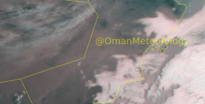 Thunderstorms predicted in parts of Oman