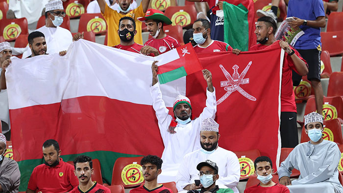 Enthusiastic fans return to stadium to support Oman