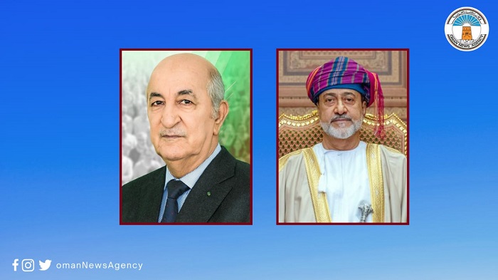 His Majesty sends cable of condolences to Algerian President