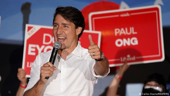 Justin Trudeau set to become Canada PM for historic third time after Liberals win polls
