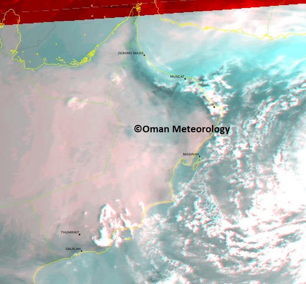 الأرصاد: مؤشرات أولية لتحرك الحالة المدارية باتجاه بحر عمان