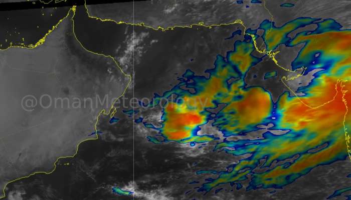 Tropical depression developing over the Arabian Sea