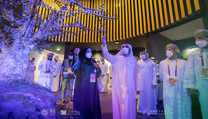HH Sheikh Mohammed bin Rashid Al Maktoum visits Oman pavilion expo