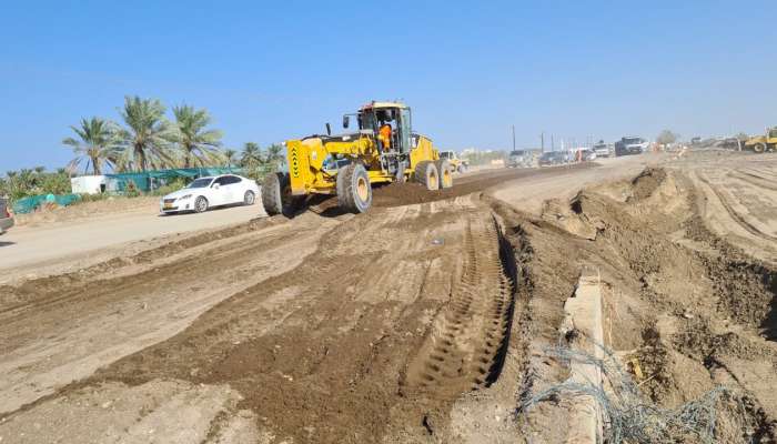 Road restoration undertaken on this stretch in Oman