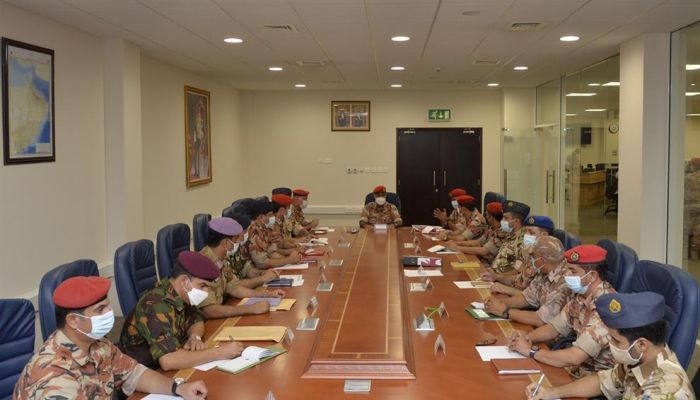 اللجنة العسكرية الرئيسية لإدارة الحالات الطارئة بقوات السلطان المسلحة تواصل انعقادها