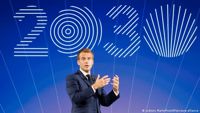 Macron unveils massive 'France 2030' green investment plan