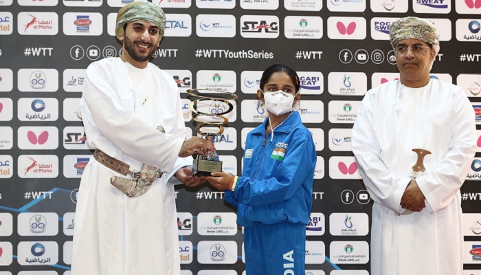 Oman International Table Tennis Championships for juniors: Yashaswini wins under-17 and under-19 titles
